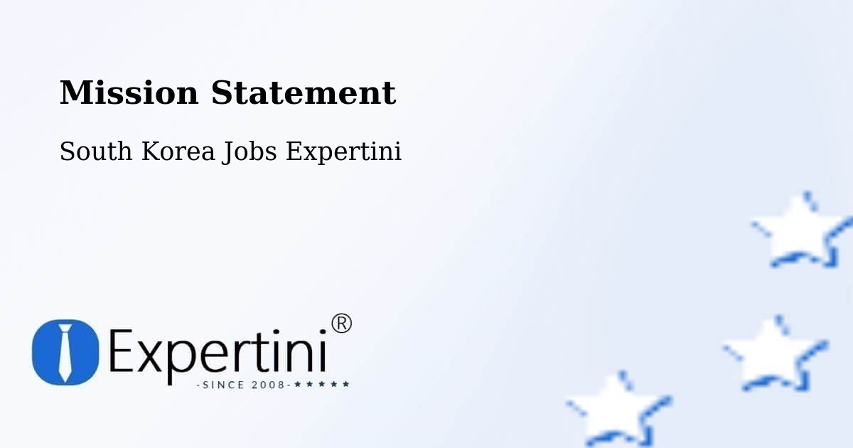 Corporate Mission – Yeoju Si - South Korea Jobs Expertini